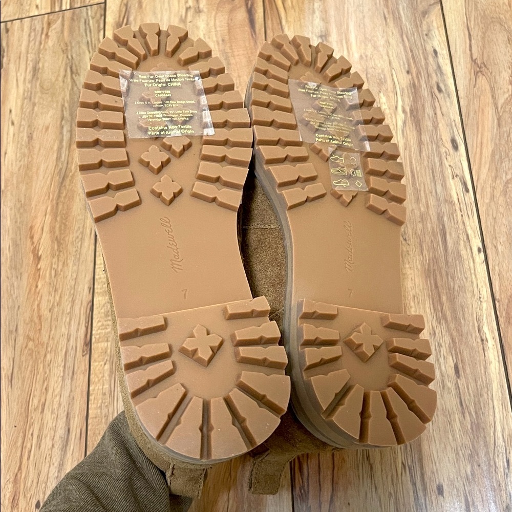 NIB Madewell The Ryder Ankle Boot in Warm Chestnut - Picture 9 of 10